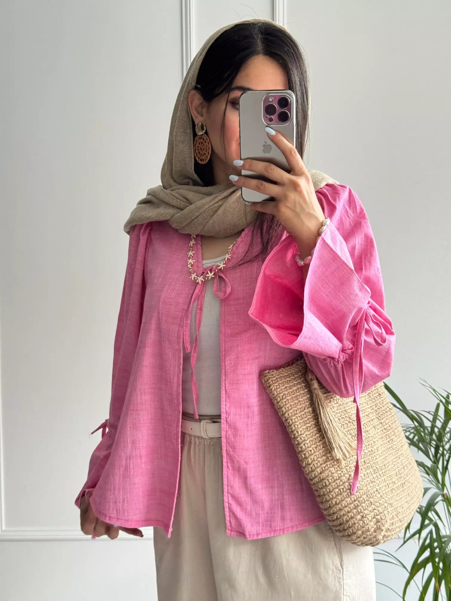 مانتو شومیزی لینن ژینا